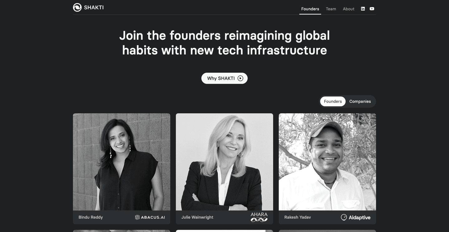 Image of SHAKTI- Top VCs in Consumer Applications