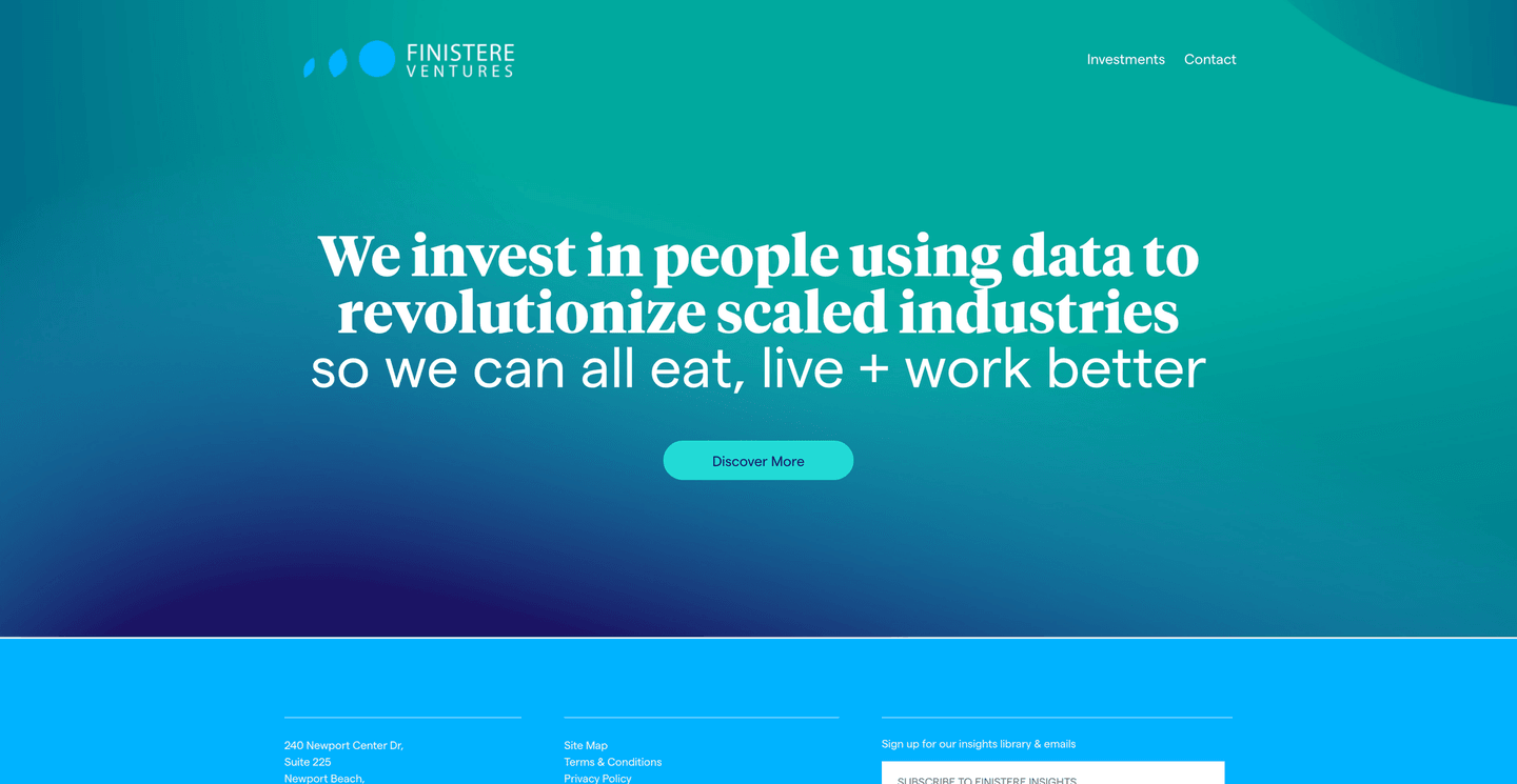 Image of Finistere Ventures - Top VCs in Agriculture