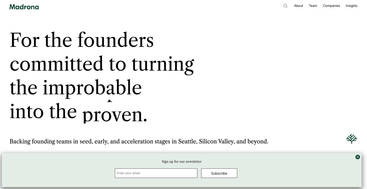 Image of Madrona - Early Stage VC Firm