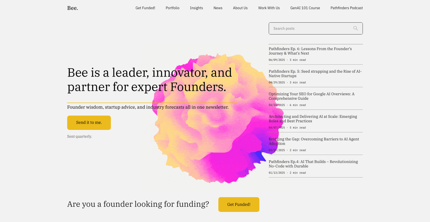 Image of Bee Partners- Top VCs in Robotics