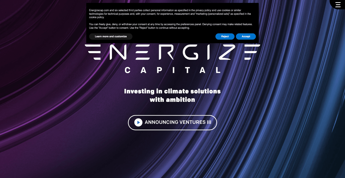 Image of Energize Capital - Top VCs in Construction Tech