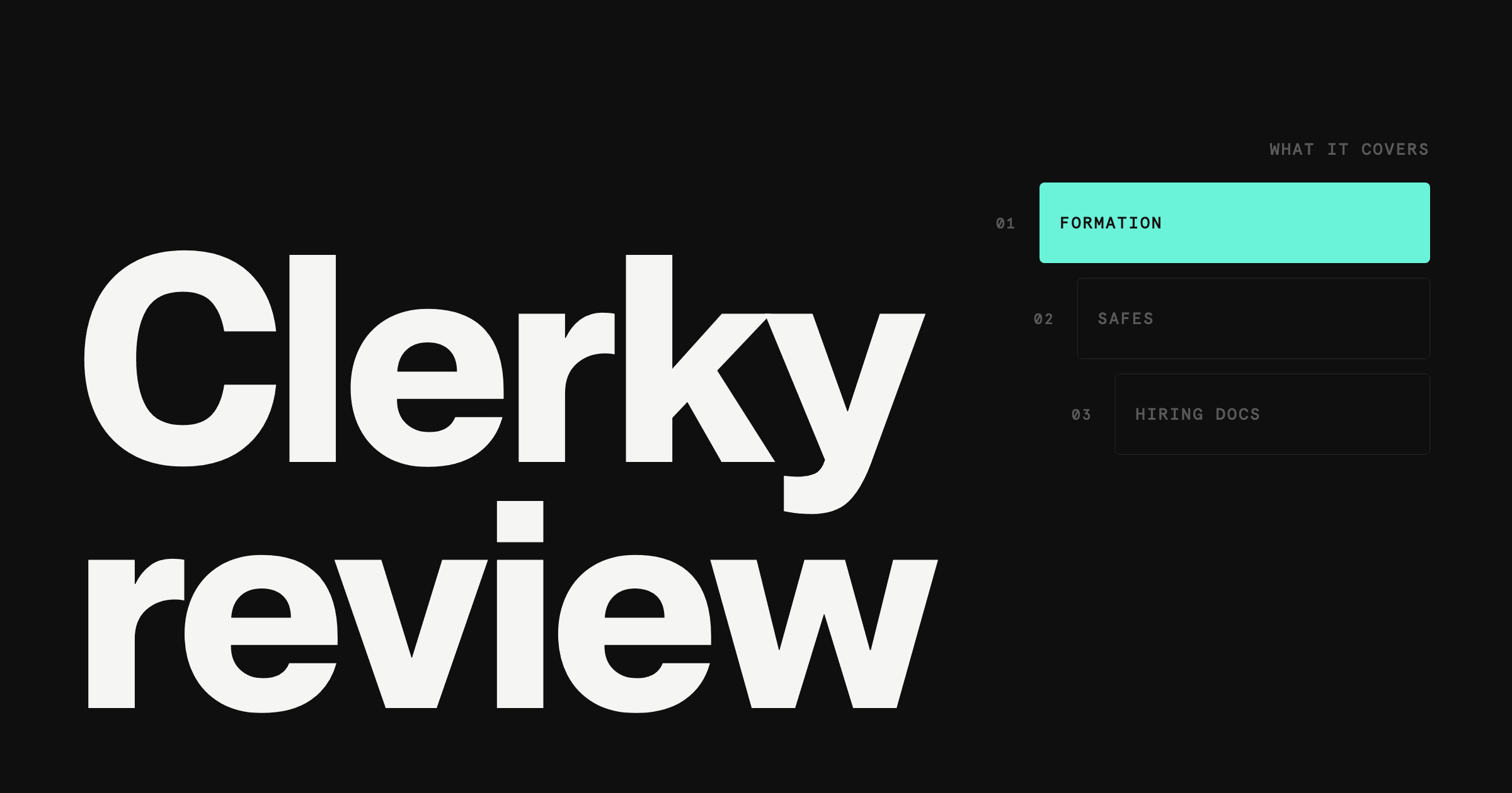 Clerky Review 2026: Pricing, Pros, and Cons
